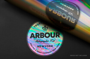 Custom Holographic Decals from Streamline Print & Design!