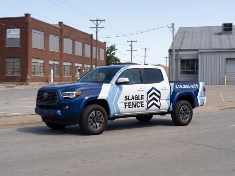 Full commercial wrap on pickup truck, Kansas City