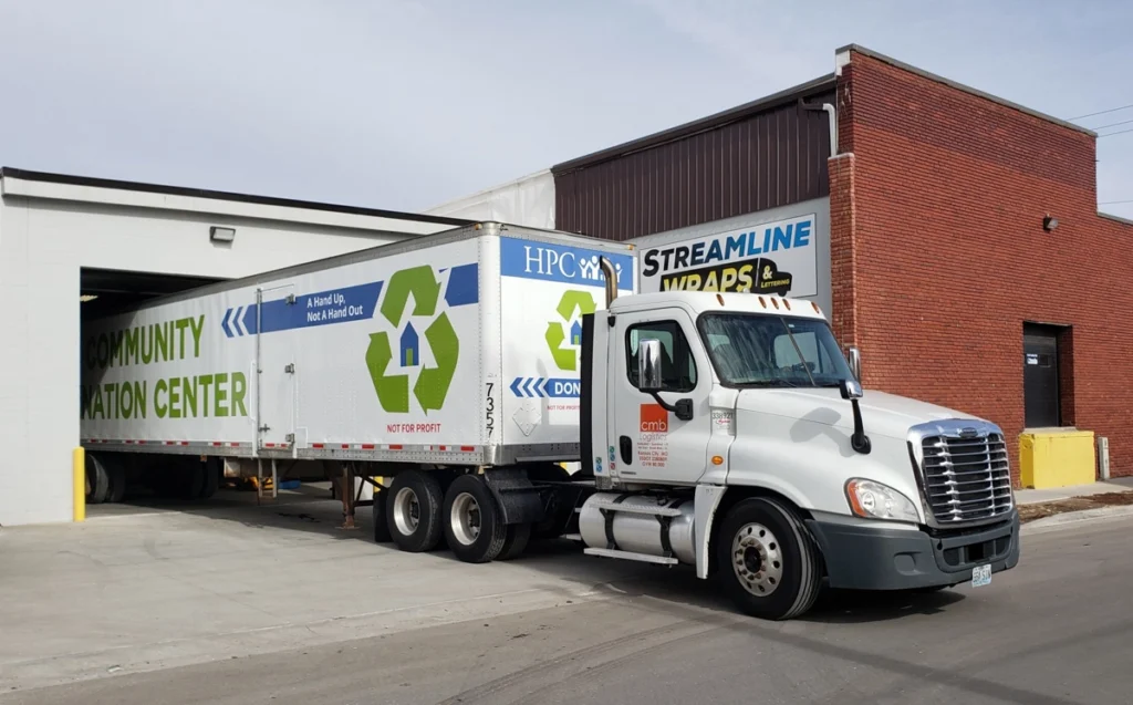 Full vehicle wrap on semi-trailer, Kansas City
